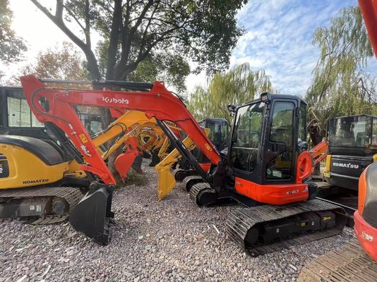 Renk değiştirin Kullanılmış Kubota KX163-5 Mini Crawler Kazı makinesi Mükemmel durumda/ EPA Motoru ve Salıncak Kollu Kubota Kazı makinesi