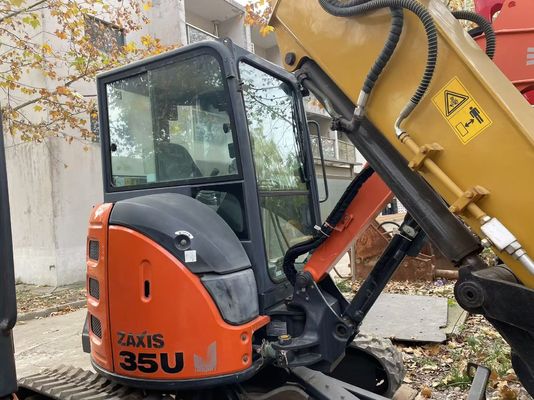 Orijinal Japonya Kullanılmış Hitachi ZX35U-5N Mini Ekskavatörü Mükemmel Durumda/Swing Kollu ve EPA Motorlu Kullanılmış Japon Mini Ekskavatörü