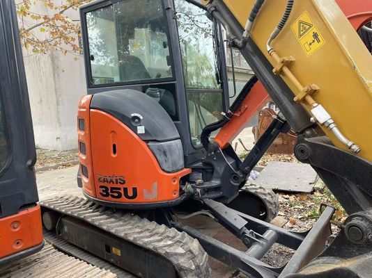 Orijinal Japonya Kullanılmış Hitachi ZX35U-5N Mini Ekskavatörü Mükemmel Durumda/Swing Kollu ve EPA Motorlu Kullanılmış Japon Mini Ekskavatörü