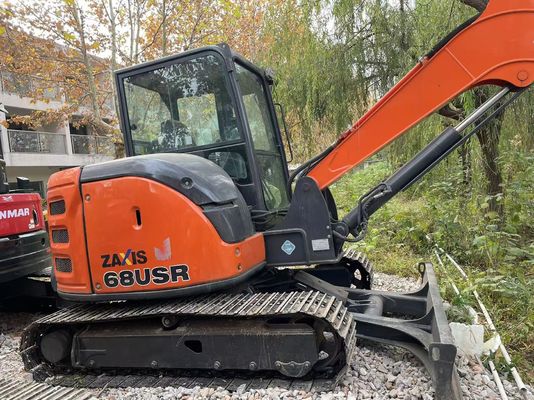 Orijinal Japonya Kullanılmış Hitachi ZX68USR-5A Crawler Excavator Mükemmel durumda