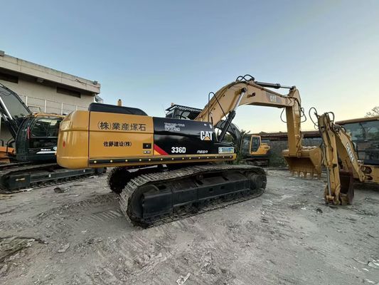 Kullanılmış Crawler Caterpillar 336D Excavator Repaint Color 36 Tons Mining için