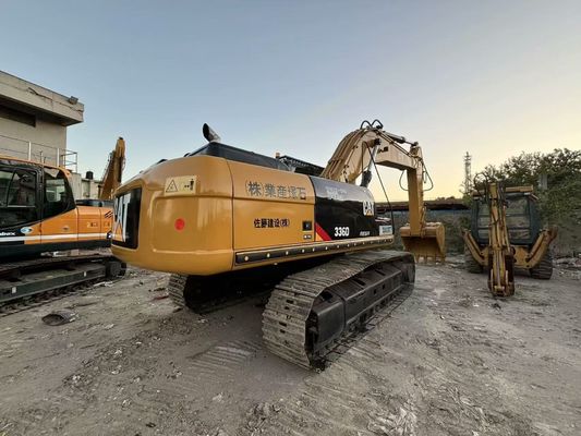 Kullanılmış Crawler Caterpillar 336D Excavator Repaint Color 36 Tons Mining için