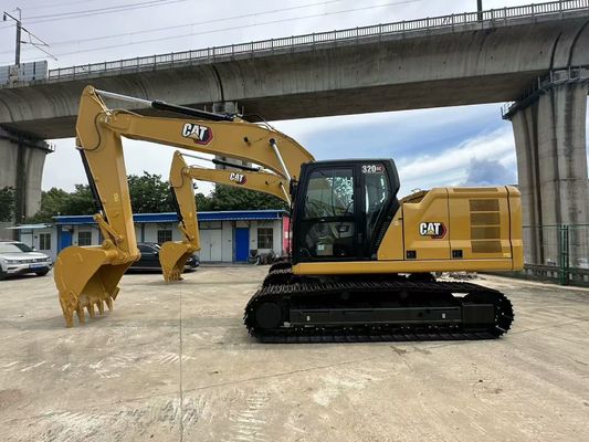 320GC Kullanılmış Caterpillar Excavator Crawler 2023 Yılı CAT C4.4 Motoru ile monte edildi
