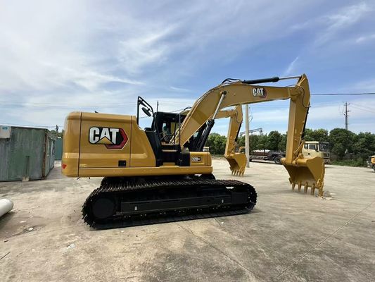 320GC Kullanılmış Caterpillar Excavator Crawler 2023 Yılı CAT C4.4 Motoru ile monte edildi