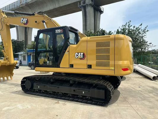 320GC Kullanılmış Caterpillar Excavator Crawler 2023 Yılı CAT C4.4 Motoru ile monte edildi