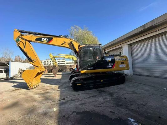 Sarı Orijinal Japonya Kullanılmış CAT Kazı Makinesi 320D2 Caterpillar Crawler Kazı Makinesi