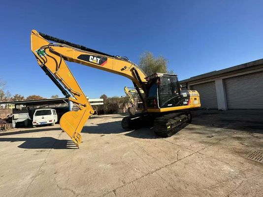 Sarı Orijinal Japonya Kullanılmış CAT Kazı Makinesi 320D2 Caterpillar Crawler Kazı Makinesi