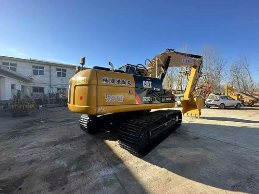 Sarı Orijinal Japonya Kullanılmış CAT Kazı Makinesi 320D2 Caterpillar Crawler Kazı Makinesi