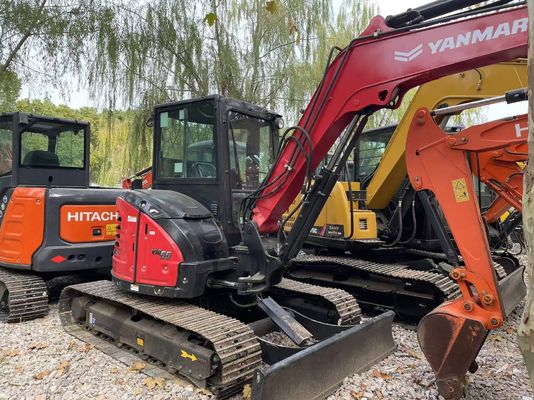 EPA Motoru ile Orijinal Japonya Kullanılmış Yanmar Vio55-5B Mini Ekskavatörü/Satış İçin Kullanılmış Kubota Mini Ekskavatörü