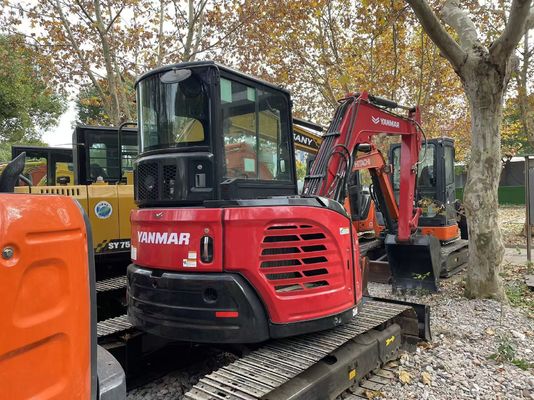 EPA Motoru ile Orijinal Japonya Kullanılmış Yanmar Vio55-5B Mini Ekskavatörü/Satış İçin Kullanılmış Kubota Mini Ekskavatörü