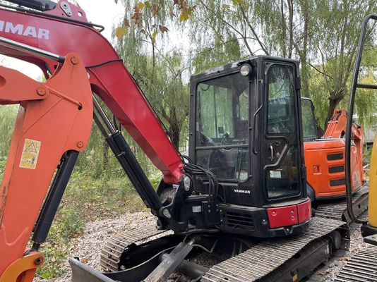 EPA Motoru ile Orijinal Japonya Kullanılmış Yanmar Vio55-5B Mini Ekskavatörü/Satış İçin Kullanılmış Kubota Mini Ekskavatörü