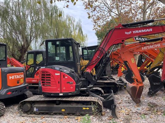 EPA Motoru ile Orijinal Japonya Kullanılmış Yanmar Vio55-5B Mini Ekskavatörü/Satış İçin Kullanılmış Kubota Mini Ekskavatörü