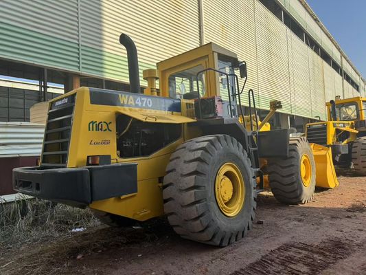Repaint Color WA470-3 Kullanılmış Komatsu Çark Yükleyici İnşaat Orta Doğu