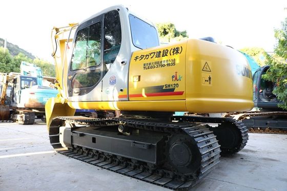 Orijinal Japon kullanılmış Sumitomo SH120-6 sürünen kazıcı mükemmel durumda