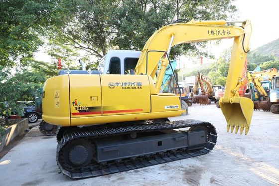 Orijinal Japon kullanılmış Sumitomo SH120-6 sürünen kazıcı mükemmel durumda