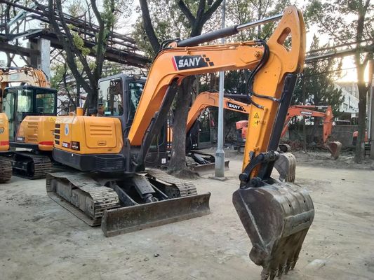 2020 Yıl Kullanılmış SANY SY60C-9 Mini Crawler Kazı makinesi Orijinal Renk