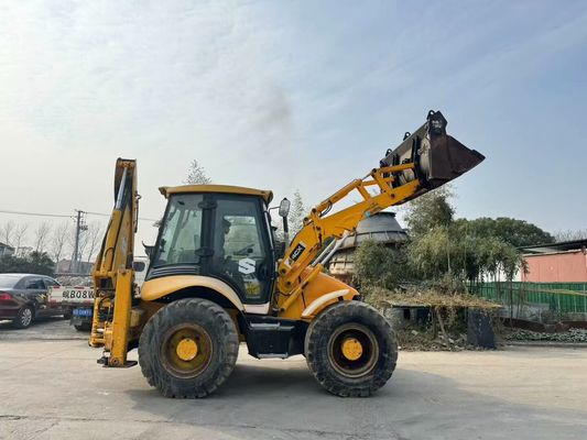 Orijinal İngiltere Kullanılmış JCB 4CX Bir kovada dörtlü Backhoe yükleyici / Kullanılmış JCB Backhoe yükleyici Sıcak satış