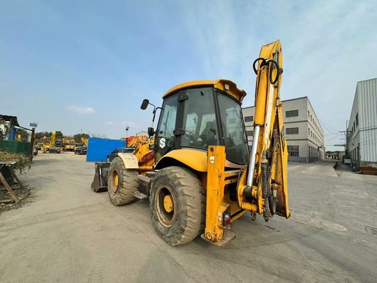 Orijinal İngiltere Kullanılmış JCB 4CX Bir kovada dörtlü Backhoe yükleyici / Kullanılmış JCB Backhoe yükleyici Sıcak satış