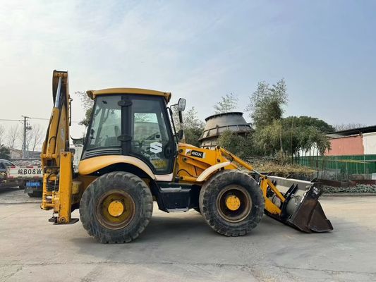 Orijinal İngiltere Kullanılmış JCB 4CX Bir kovada dörtlü Backhoe yükleyici / Kullanılmış JCB Backhoe yükleyici Sıcak satış