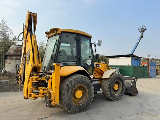 Orijinal İngiltere Kullanılmış JCB 4CX Bir kovada dörtlü Backhoe yükleyici / Kullanılmış JCB Backhoe yükleyici Sıcak satış