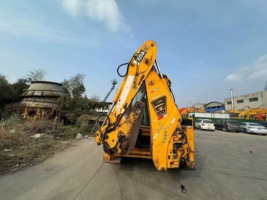 Orijinal İngiltere Kullanılmış JCB 4CX Bir kovada dörtlü Backhoe yükleyici / Kullanılmış JCB Backhoe yükleyici Sıcak satış