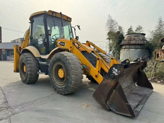 Orijinal İngiltere Kullanılmış JCB 4CX Bir kovada dörtlü Backhoe yükleyici / Kullanılmış JCB Backhoe yükleyici Sıcak satış