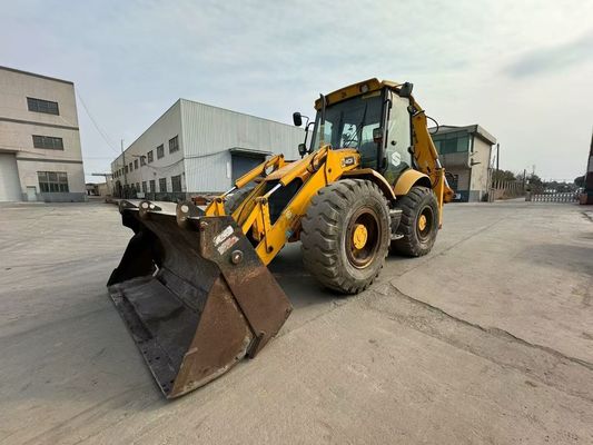 Orijinal İngiltere Kullanılmış JCB 4CX Bir kovada dörtlü Backhoe yükleyici / Kullanılmış JCB Backhoe yükleyici Sıcak satış