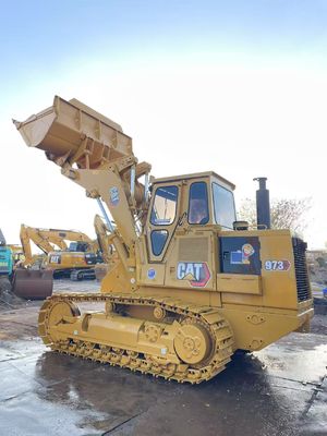 Renk değiştirme Kullanılmış Caterpillar 973 Crawler Loader Mükemmel durumda