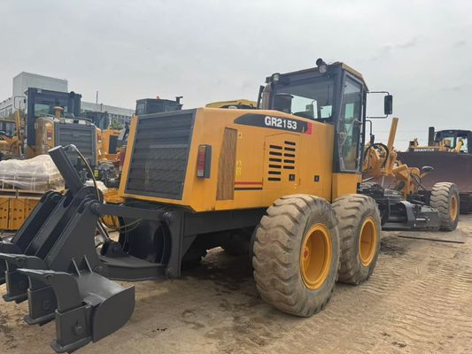 6 Drive Motor Grader 2023 Yıl Kullanılan XCMG GR2153 Motor Grader İnşaat için Yakıt Verimliliği