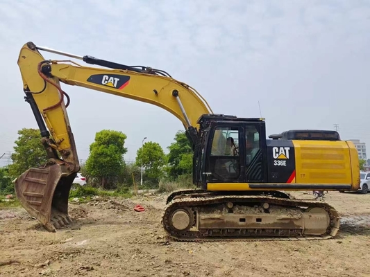 2017 Yıl Kullanılmış Crawler Caterpillar 336E Kazı makinesi Asıl Rengi 36 Ton Madencilik için