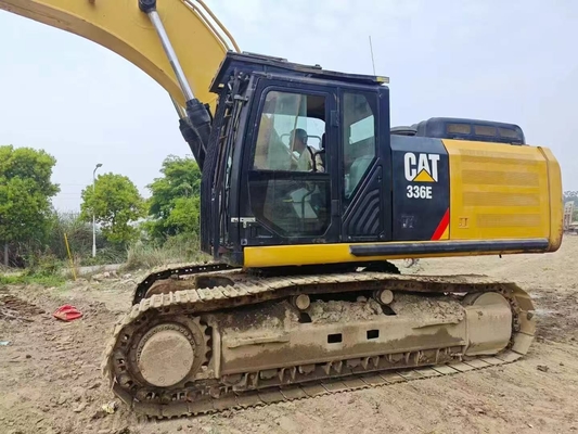 2017 Yıl Kullanılmış Crawler Caterpillar 336E Kazı makinesi Asıl Rengi 36 Ton Madencilik için