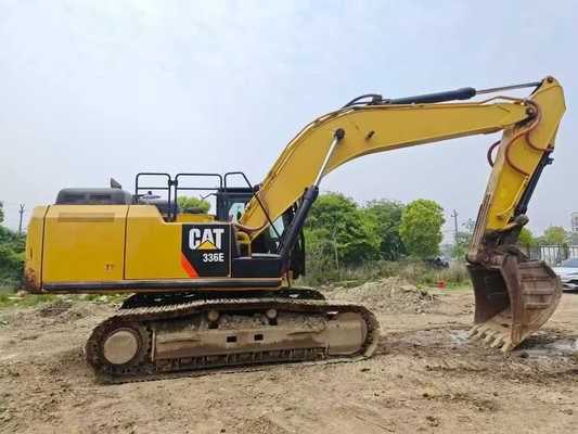 2017 Yıl Kullanılmış Crawler Caterpillar 336E Kazı makinesi Asıl Rengi 36 Ton Madencilik için