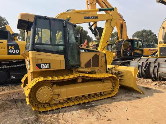 6 Way Blade Kullanılmış Sürünen Montajlı Buldozer CAT D5K XL Orijinal Rengi