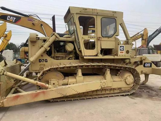 Güçlü ikinci el Caterpillar D7G Dozer Enerji verimliliği 6 yol bıçağı
