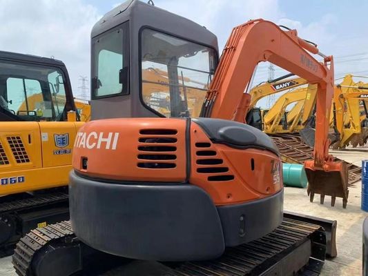 Orijinal Japonya Kullanılmış Hitachi ZX55UR Mini Kazı makinesi Mükemmel durumda
