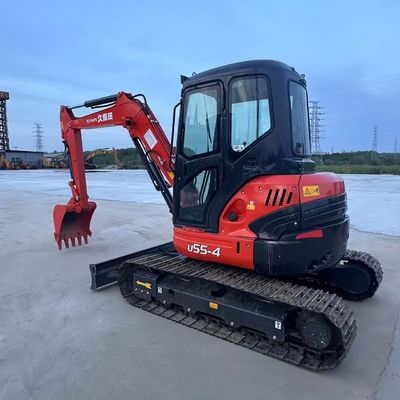 Japonya orijinal Kullanılmış Kubota U55-4 Mini Ekskavatörü Satılık/Kullanılmış Kubota Mini Ekskavatörü Satılık